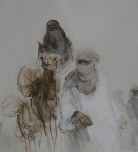 Homme et chameau, Monique Martin