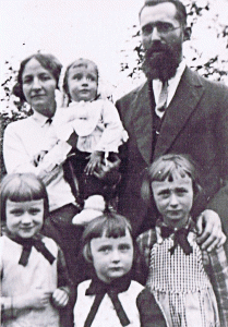 Monique Martin et sa famille