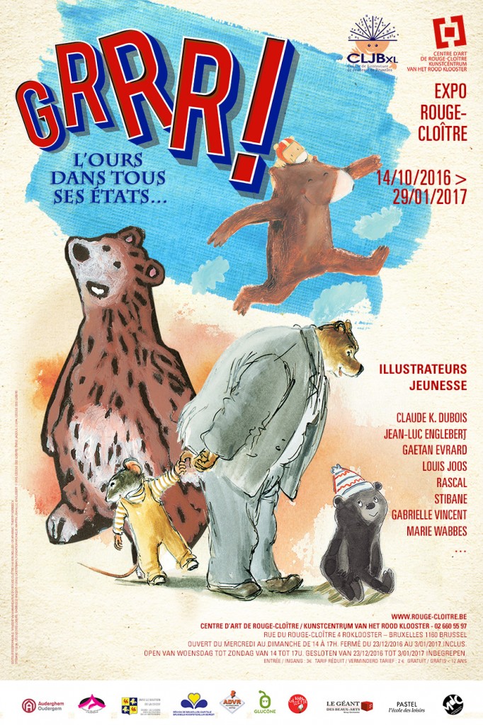 Affiche expo Grrr! L'ours dans tous ses états...